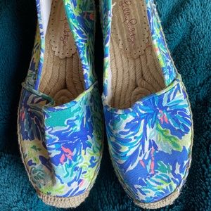 Lilly Pulitzer espradille shoes, size 6